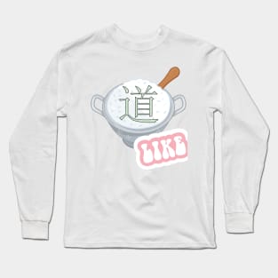 Rice bowl anime chinese meal Long Sleeve T-Shirt